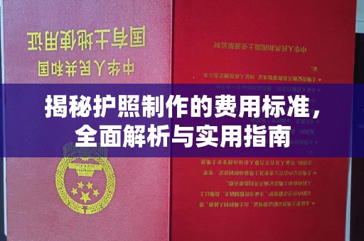 瑞昌揭秘护照制作的费用标准，全面解析与实用指南