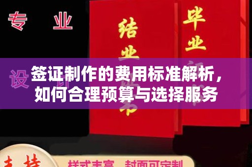 瑞昌签证制作的费用标准解析，如何合理预算与选择服务