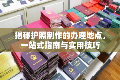 瑞昌揭秘护照制作的办理地点，一站式指南与实用技巧