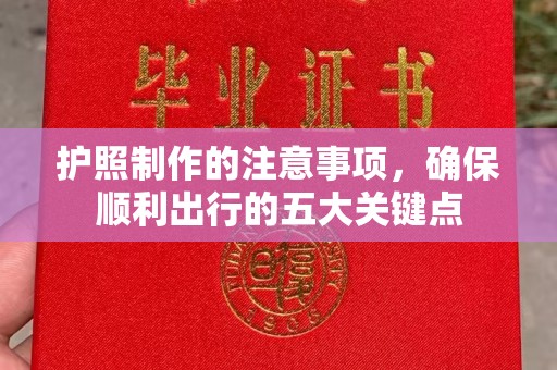 瑞昌护照制作的注意事项，确保顺利出行的五大关键点