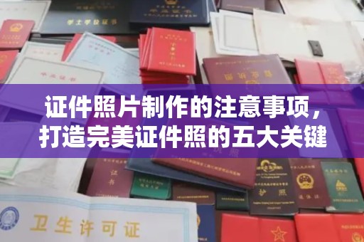 瑞昌证件照片制作的注意事项，打造完美证件照的五大关键点