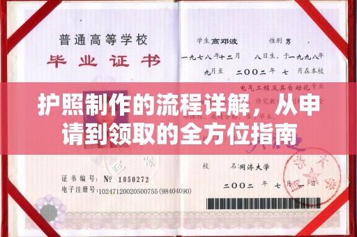 瑞昌护照制作的流程详解，从申请到领取的全方位指南