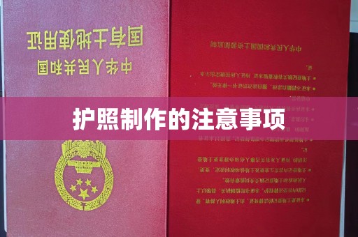 瑞昌护照制作的注意事项